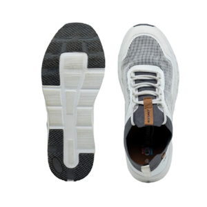 Zapatos deportivos blancos cómodos para hombre, zapatillas ligeras y transpirables con cordones para fitness y viajes - Product Image 3