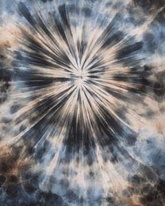 Camiseta Tie Dye Azul Gris para Hombre, Cuello Redondo, Manga Corta, Algodón, Estilo Casual Urbano, Lavado Vintage, Personalizada, OEM, Proveedor de Camisetas al por Mayor - Product Image 4