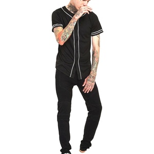 Maillots de baseball personnalisés pour hommes, tenue de baseball, prix abordable, maillot de baseball noir par sublimation - Product Image 6