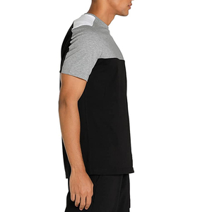High Quality <b>Men's</b> Short Sleeve Fleece T-Shirts 100% Cotton Breathable Quick Dry Outdoor Casual Customizable - Product Image 4