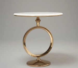 Ring Design Stand Most On Demand <b>Gold</b> Plated <b>Side</b> <b>Table</b> For Home Livingroom Use Hotel Villas Decorative <b>Side</b> And End <b>Table</b> - Product Image 1