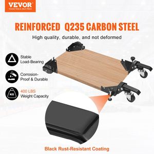 Base Mobile Universale Infinity per Carichi Pesanti, Capacità 400 Libbre, Girevole con Ruote Regolabili 9,5\" X 9,5\" - Product Image 2