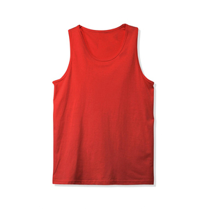 Débardeurs de sport personnalisés à logo, coupe ajustée, 100 % coton, sans manches, pour hommes – Qualité supérieure, prix usine - Product Image 4