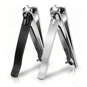 Coupe-ongles confortable en acier inoxydable, lime à ongles, pour ongles des doigts et des orteils, ongles épais, ouverture large, lame arrondie/aiguisée - Product Image 3