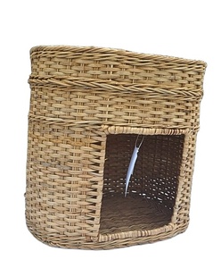 Cama Ecológica para Mascotas de Mimbre Ovalada Tejida a Mano para Gatos y Perros - Product Image 3