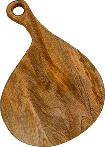 Tabla de Cortar Rectangular de Madera de Mango Ecológica con Asa, 30x20x1.5 cm, Tabla de Cocina Artesanal para Preparar y Servir Alimentos - Product Image 2