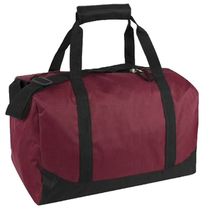 Wholesale Unisex Red Polyester Gym Duffel Bag with Adjustable Strap and Zipper Closure 20-30L Capacity Latest design - Product Image 3
