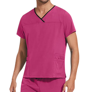 Breathable Stretch Hospital Clothing Uniform Nurse <b>Doctor</b> Surgical Suit Wholesale Custom Logo Medical Wear Scrubs <b>Set</b> - Product Image 4