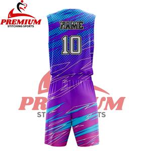 Ensembles d'uniformes de basketball pour hommes, taille personnalisée, fabricant professionnel, tissu respirant et confortable avec option grande taille - Product Image 2