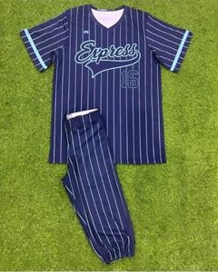 Ensemble d'uniformes d'équipe de football américain personnalisés, maillot de football américain de qualité supérieure, vêtements de sport OEM, uniforme de baseball, 100% polyester, manches courtes - Product Image 4