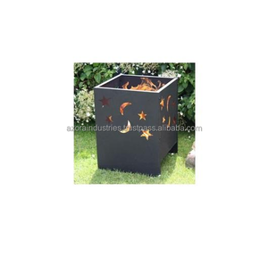 Free Standing Iron <b>Firepit</b> with Fire Pit Ring Heat Application Metal <b>Firepit</b> - Product Image 3