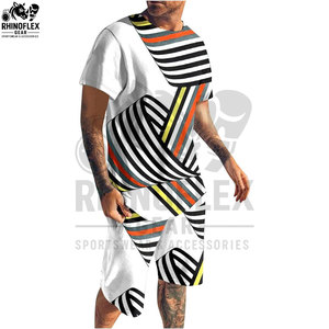 Nuevas llegadas de conjuntos de pantalones cortos de moda para uso casual de verano, conjuntos de pantalones cortos para hombre con logotipo personalizado, conjunto de pantalones cortos para hombre. - Product Image 6