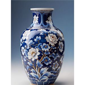 Jarrón de Metal Esmaltado Persa Hecho a Mano con Minakari, Jarrón de Cobre de Lujo con Diseño Floral Meenakari para Decoración del Hogar e Ideas de Regalo para Bodas - Product Image 5