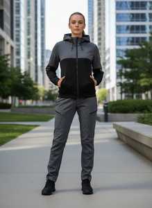 Conjunto de Pantalones y Chaqueta Deportiva Impermeable Personalizada, Chaqueta Cortavientos con Logotipo Personalizado, Conjuntos de Chaquetas Cortavientos OEM - Product Image 5
