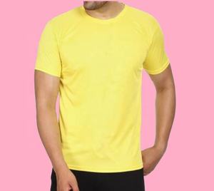 100% polyester durable en gros blanc plaine sublimation à manches courtes t-shirt hommes col rond t-shirt fabricant et fournisseur - Product Image 6