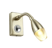 Applique murale LED 12 V flexible à col de cygne pour intérieur de caravane, éclairage de lecture et accent lumineux pour chevet