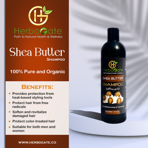 Shampoo au beurre de karité premium pour la réparation des cheveux, l'équilibre de l'hydratation et le soutien des soins capillaires sains, shampooing naturel au beurre de karité - Product Image 3