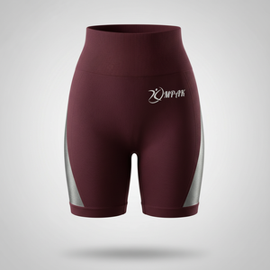 Shorts de sport athlétiques pour femme, taille haute, effet push-up fessier, compressifs, respirants, style streetwear, pour fitness, sport et yoga - Product Image 1