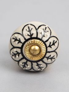 Tirador de Cerámica Vintage con Forma de Calabaza, Retro Moderno, Decorativo para Cajones, para Muebles de Dormitorio y Baño, para Armarios - Product Image 4