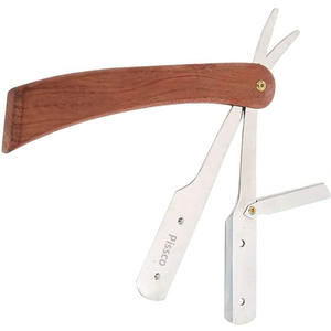 Navaja de Afeitar Plegable de Acero Inoxidable para Cejas, Barba y Cabello, Herramientas de Barbería para Hombre - Product Image 5