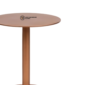 Modern Round Iron Metal <b>Stool</b> with Cylindrical Legs Minimalist Powder Coated Steel <b>Stool</b> for Home Cafe & Commercial Use - Product Image 2