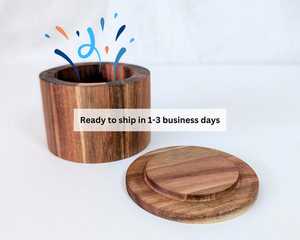 Wooden Table Napkin Holder Durable Handmade Serviette Organizer Decorative Tissue Stand <b>for</b> Home Dining Room Restaurant and Hote - Product Image 6