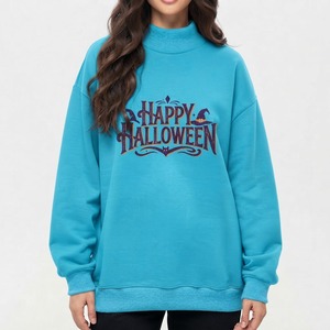 เสื้อสเวตเชิ้ตผู้หญิงลายกราฟิกโครงกระดูกสำหรับเทศกาล Trick or Treat ผ้าฝ้ายเนื้อนุ่ม สวมใส่สบาย เหมาะสำหรับฤดูใบไม้ร่วง ขายส่งเสื้อผ้าสเวตเชิ้ตผู้หญิง - Product Image 2