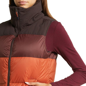 Custom Logo Winter Windproof <b>Women</b> Hooded Cotton <b>Gilet</b> Bubble Vest Shiny Kids Professional Look <b>Womens</b> <b>Puffer</b> Jacket Vest - Product Image 5
