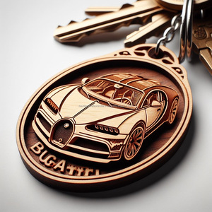 Nouvelle arrivée porte-clés en bois personnalisés artisanaux en différentes tailles prix économique Offre Spéciale produit - Product Image 3