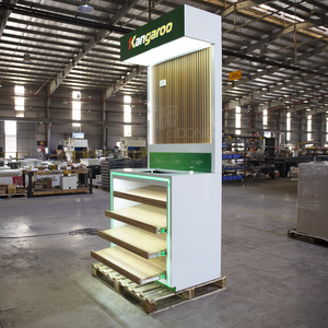 Vitrine en métal avec éclairage LED et fond solide |   Recyclable, haute qualité, taille personnalisable |   Service OEM disponible - Product Image 2