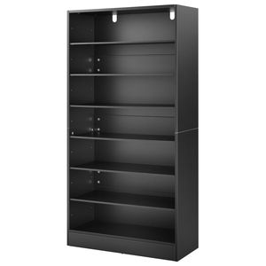 Mobiletto portaoggetti multimediale a 7 livelli 27.56 X 11.81 X 55.12 Organizzatore per CD, DVD e libri - Scaffale porta DVD - Product Image 1