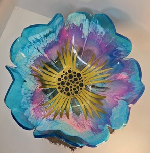 New Luxury Style Hand-crafted Design <b>White</b> & Yellow Resin <b>Serving</b> <b>Bowl</b> at Very Greatest Price Handmade <b>Serving</b> <b>Bowls</b> in multi - Product Image 2