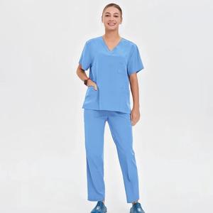 Cotton Fabric Made Nursing <b>Scrub</b> <b>Set</b> For Sale Hot Selling Lightweight Nursing <b>Scrub</b> <b>Set</b> In Different Sizes - Product Image 3