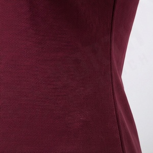 Camiseta de Golf Personalizada para Mujer, Corte Ajustado, Cuello Tipo Polo, Manga Corta, Colores Personalizados, Ropa Premium A - Product Image 5