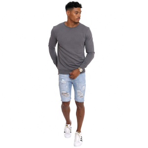 Sweat-shirts et hoodies d'été avec logo brodé, tissu en molleton tricoté anti-plis - Product Image 3