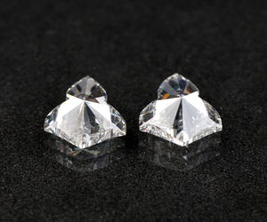 OM GEMS Par de Diamantes Cultivados en Laboratorio, Corte Hoja, Forma Única, 2.25 ct, Color E,F, Claridad VVS,VS, Libres de Conflictos, para Joyería Creativa - Product Image 6