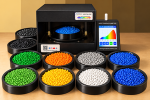 เครื่องวัดสีแบบสเปกโตรโฟโตมิเตอร์ราคาประหยัด 400-700nm CIELAB ΔE สำหรับผง น้ำยา ของเหลว พลาสติก สี และอาหาร - Product Image 3