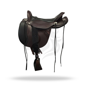 Western Trail Saddle Horse Riding Saddle Equestrian <b>Equipment</b> - Product Image 1