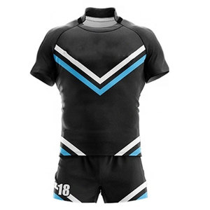 ชุดรักบี้วินเทจสั่งทำคุณภาพสูง ดีไซน์ไม่ซ้ำใคร สำหรับทีม ผลิตจากโพลีเอสเตอร์ 100% ทนทาน ระบายอากาศได้ดี ราคาไม่แพง - Product Image 2