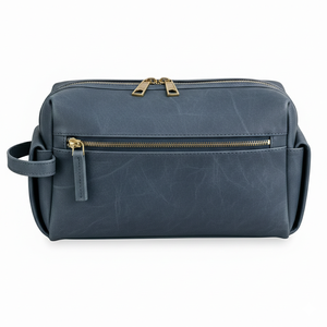 กระเป๋าใส่เครื่องสำอางสำหรับผู้ชายอเนกประสงค์ กระเป๋าใส่เครื่องสำอางสำหรับเดินทาง ทำจากหนัง PU - Product Image 1