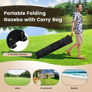 Gazebo Istantaneo Pop-Up 13 x 13 Piedi con Pareti Laterali in Rete - Product Image 6