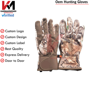 Hunting Gloves OEM Service Custom Logo Camouflage Tactical Gloves for Outdoor Brands Wholesale Export Supplier - Product Image 5