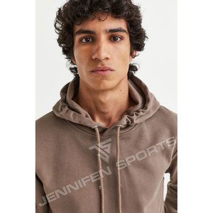 Custom Logo Print Solid Winter <b>Pullover</b> <b>Men</b> Hoodies Heavyweight 100% Cotton Fleece Breathable Plus Size Gym Streetwear Wholesale - Product Image 4