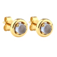 Pendientes personalizados de Plata de Ley 925 con piedra natal, pendientes de piedras preciosas naturales, joyería de cristal curativo de plata esterlina para mujer