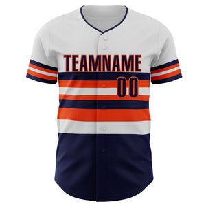 Maillot de baseball personnalisé pour équipes, unisexe, manches courtes, boutons sur le devant, nom de l'équipe imprimé 00, en polyester anti-humidité, coupe athlétique - Product Image 3