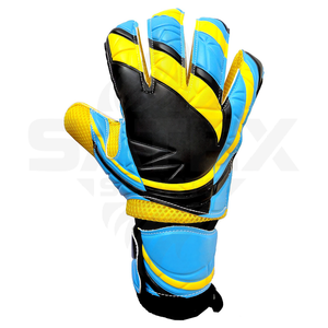 Gants de gardien de but de football professionnels unisexes haute performance, nouveaux, en cuir naturel, à doigts semi-circulaires, avec paume inversée, résistants à l'usure - Product Image 3
