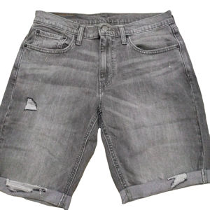 Pantalones Cortos Vaqueros Desgastados Vintage para Hombre, Pantalones Cortos de Mezclilla de Algodón de Alta Calidad, Estilo Nostálgico, para Hombre - Product Image 4