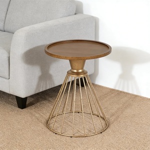 โต๊ะบาร์อะลูมิเนียมหล่อขึ้นรูปพิเศษ ฐานรูปต้นไม้ประดับตกแต่งอย่างประณีต หน้าโต๊ะทรงกลม โครงสร้างแข็งแรง โดดเด่นด้วยความหรูหรา - Product Image 5