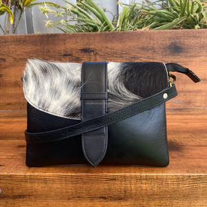 Sac à main en cuir de vachette naturel avec bandoulière en cuir de vachette Western Sac à main élégant à usages multiples au design unique - Product Image 2