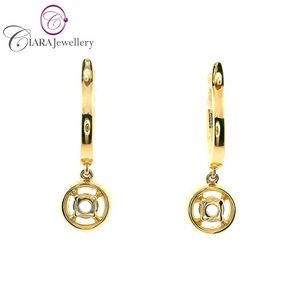 ต่างหูแบบ0.30CT ทรงหยดน้ำสีขาว/เหลืองทอง18K สีดำ AU750สำหรับเป็นของขวัญทำจากวัสดุ PT950 - Product Image 6
